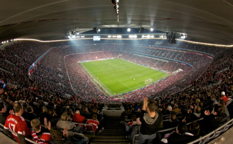 The Allianz Arena - slightly more impressive. Photo: via christian zeiner: http://bit.ly/1Gtpuwj